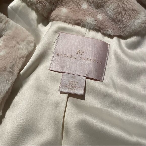 NWT Rachel Parcell Jackets & Coats Print Faux Fur Jacket - Picture 11 of 12